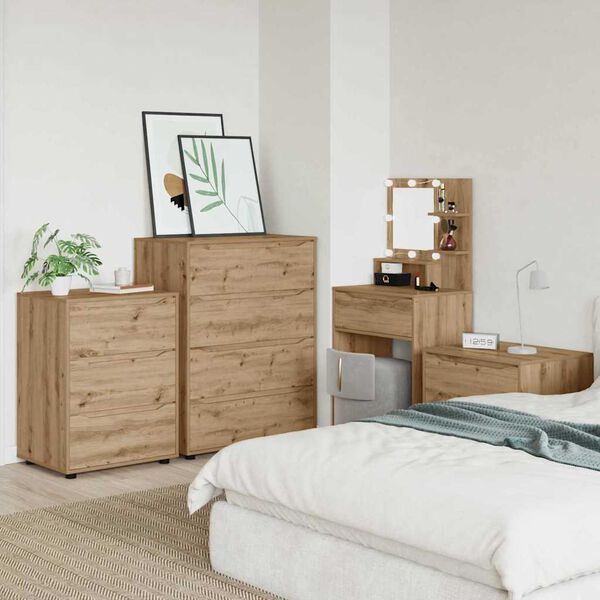 vidaXL Storage Cabinets 2 pcs Artisan Oak 80 x 48 x 105 cm