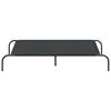 vidaXL Elevated Dog Bed Black 130x80x20 cm Oxford Fabric and Steel