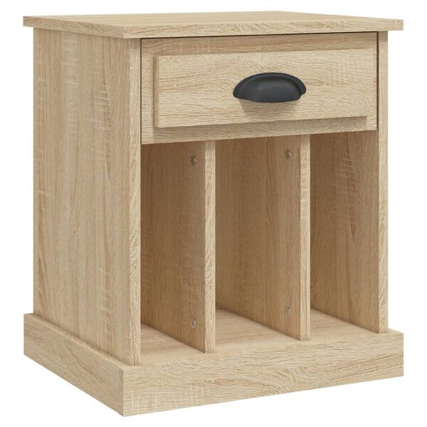 vidaXL Bedside Cabinet Sonoma Oak 43x36x50 cm