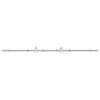 vidaXL Sliding Door Hardware Kit 183 cm Stainless Steel Silver