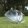 vidaXL Pool Dome Round 376x188 cm PVC