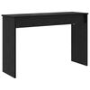 vidaXL Keyboard Stand Black Oak 100 x 32 x 64 cm Engineered Wood