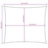 vidaXL Sunshade Sail Oxford Fabric Rectangular 2x2.5 m Cream