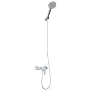 vidaXL Shower Head Set Chrome G 1 / 2 inches Brass