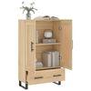 vidaXL Highboard Sonoma Oak 69.5x31x115 cm Engineered Wood