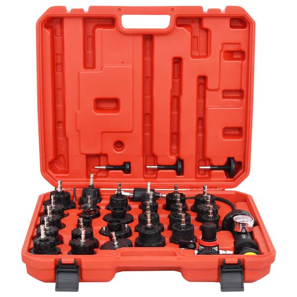 vidaXL 32 Piece Universal Car Water Tank Pressure Gauge Set