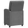 vidaXL Dining Chairs 2 pcs Dark grey 57 x 67 x 95 cm Fabric