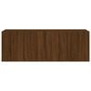 vidaXL TV Cabinets Wall-mounted 2 pcs Brown Oak 60x30x41 cm