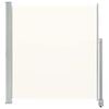 vidaXL Patio Retractable Side Awning 140 x 300 cm Cream