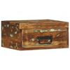 vidaXL Wall-mounted Bedside Cabinet Solid Wood Reclaimed