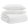 vidaXL Duvet Set with Pillow 3 pcs White Down Feather