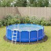 vidaXL Pool Ground Sheet &Oslash; 396 cm (2 mm) Non-woven Fabric Light Grey