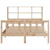 vidaXL Bookcase Bed without Mattress 140x200 cm Solid Wood Pine