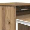 vidaXL Desk Artisan Oak 86x49x76 cm Engineered Wood
