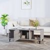 vidaXL Coffee Table Grey Sonoma 102x50x40 cm Engineered Wood