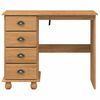 vidaXL Writing Desk ASKIM Brown 95 x 40 x 75 cm Solid Pine Wood
