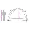 vidaXL Party Tent Green Waterproof