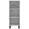 vidaXL Highboard Concrete Grey 34.5x34x180 cm Engineered Wood