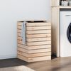 vidaXL Laundry Basket 44x44x66 cm Solid Wood Pine