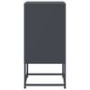 vidaXL Bedside Cabinet Anthracite 36x39x78 cm Steel