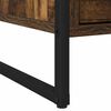 vidaXL Bedside Table Smoke Oak 50 x 39.5 x 50 cm Engineered Wood