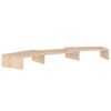 vidaXL Monitor Stand 80x24x10.5 cm Solid Wood Pine