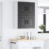 vidaXL Kitchen Cabinet 2 pcs Black 60 x 31 x 40 cm Engineered Wood