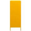 vidaXL Highboard Mustard Yellow 68x39x101.5 cm Steel