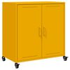 vidaXL Sideboard Mustard Yellow 68x39x72 cm Steel