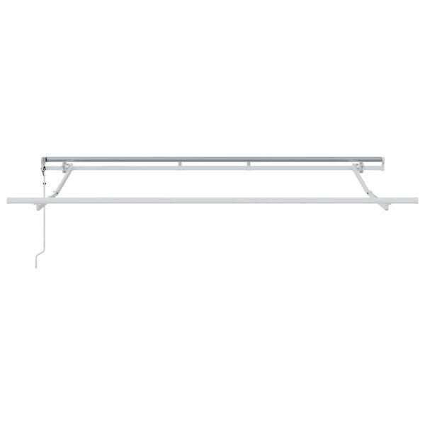 vidaXL Awning Frame White 3.5 x 2 m Metal