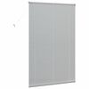 vidaXL Window Blind with Curtains Manual Silver Aluminium