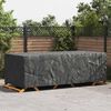 vidaXL Furniture Cover Plain Black 300 x 110 x 70 cm 600D
