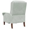 vidaXL Armchair Light grey 76 x 94 x 102 cm Velvet