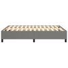 vidaXL Box Spring Bed Frame Dark Grey Double Fabric (UK/IE/FI/NO only)