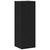 vidaXL TV Cabinet Set Wall-mounted 10 pcs Black Oak 30.5 x 30 x 90 cm