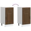 vidaXL Kitchen Base Cabinet Kalmar Brown Oak Engineered Wood
