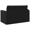 vidaXL 2-Seater Folding Sofa Bed Black 124 x 71 x 78 cm Fabric