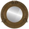 vidaXL Porthole Mirror Wall Hanging Ø30 cm Aluminium and Glass
