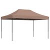 vidaXL Party Tent Folding Brown 292 x 440 x 315 cm Oxford Fabric