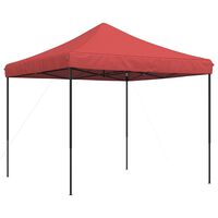 vidaXL Foldable Party Tent Pop-Up Burgundy 292x292x315 cm