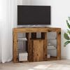 vidaXL Corner LED TV Cabinet Old Wood 100x40x68cm Engineered Wood
