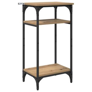 vidaXL Side Table Manual Artisan Oak 40 x 30 x 75 cm Engineered Wood