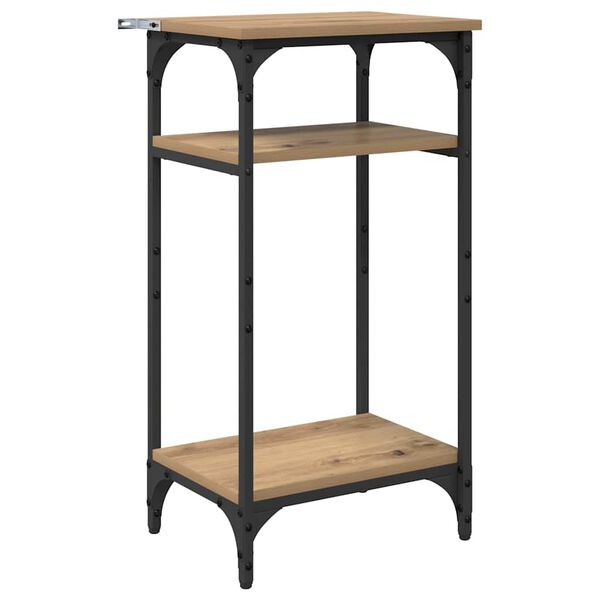 vidaXL Side Table Manual Artisan Oak 40 x 30 x 75 cm Engineered Wood