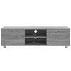 vidaXL TV Cabinet Grey Sonoma 140x40.5x35 cm Engineered Wood