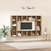vidaXL TV Cabinet Set 4 pcs Brown 37 x 37 x 142.5 cm Engineered Wood
