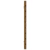 vidaXL Wall Headboard Honey Brown 126x3x63 cm Solid Wood Pine