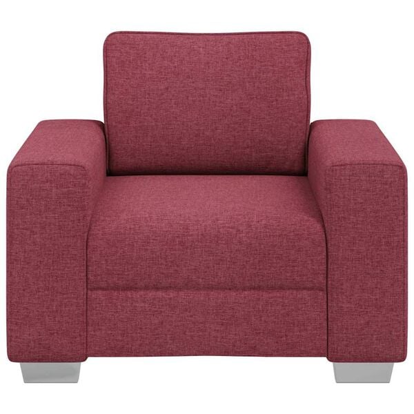 vidaXL Sofa Wine Red 100 x 77 x 82 cm Fabric