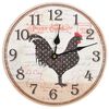 vidaXL Wall Clock with Chicken Design Multicolour 30 cm MDF