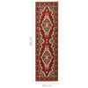 vidaXL Runner Rug BCF Oriental Red 100x400 cm