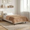 vidaXL Full Year Duvet Taupe 135 x 200 cm Microfiber and Teddy fleece